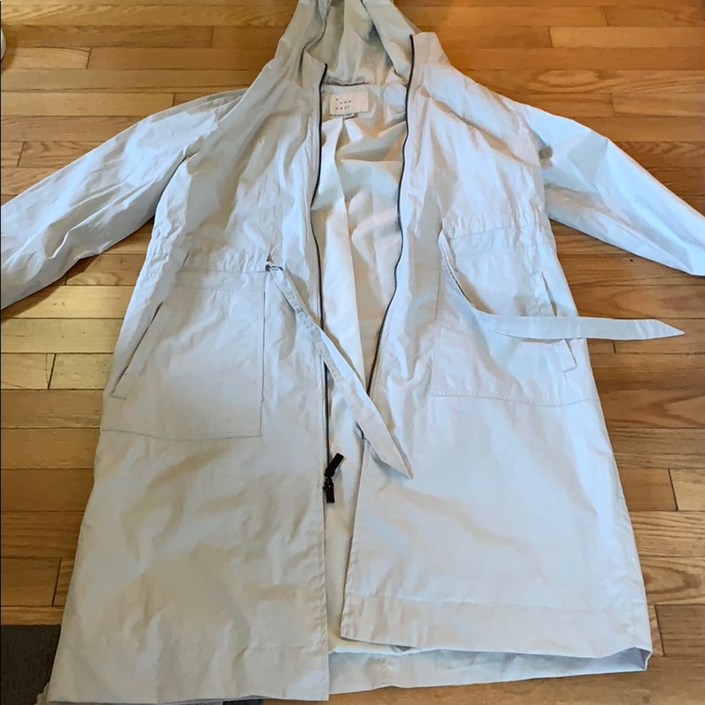 Trench rain jacket